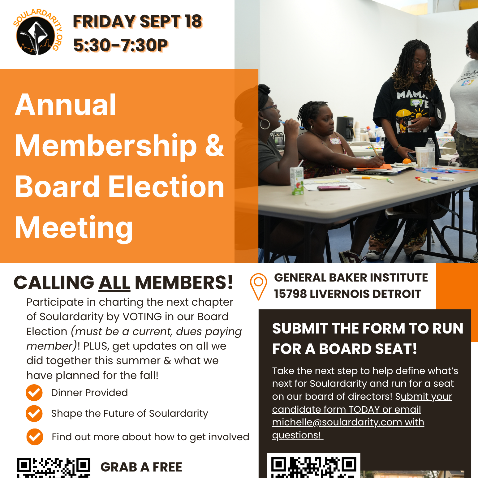 Annual Board Election & Membership Meeting - logo